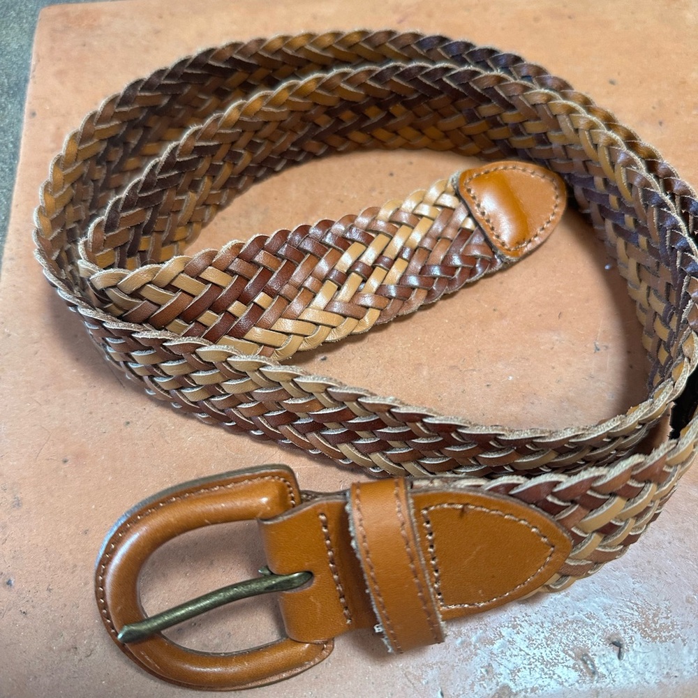 Madewell Woven Leather Belt M/L